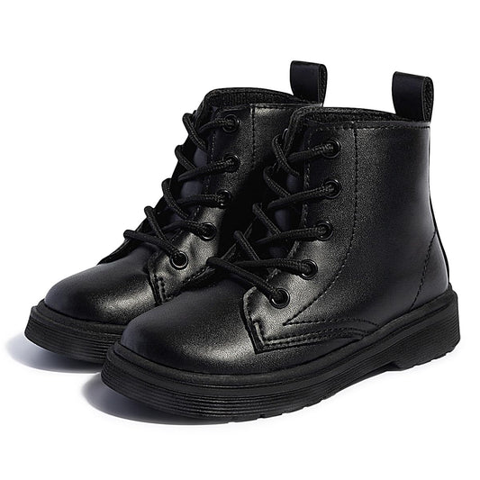 Kids Waterproof Combat Chelsea Boots
